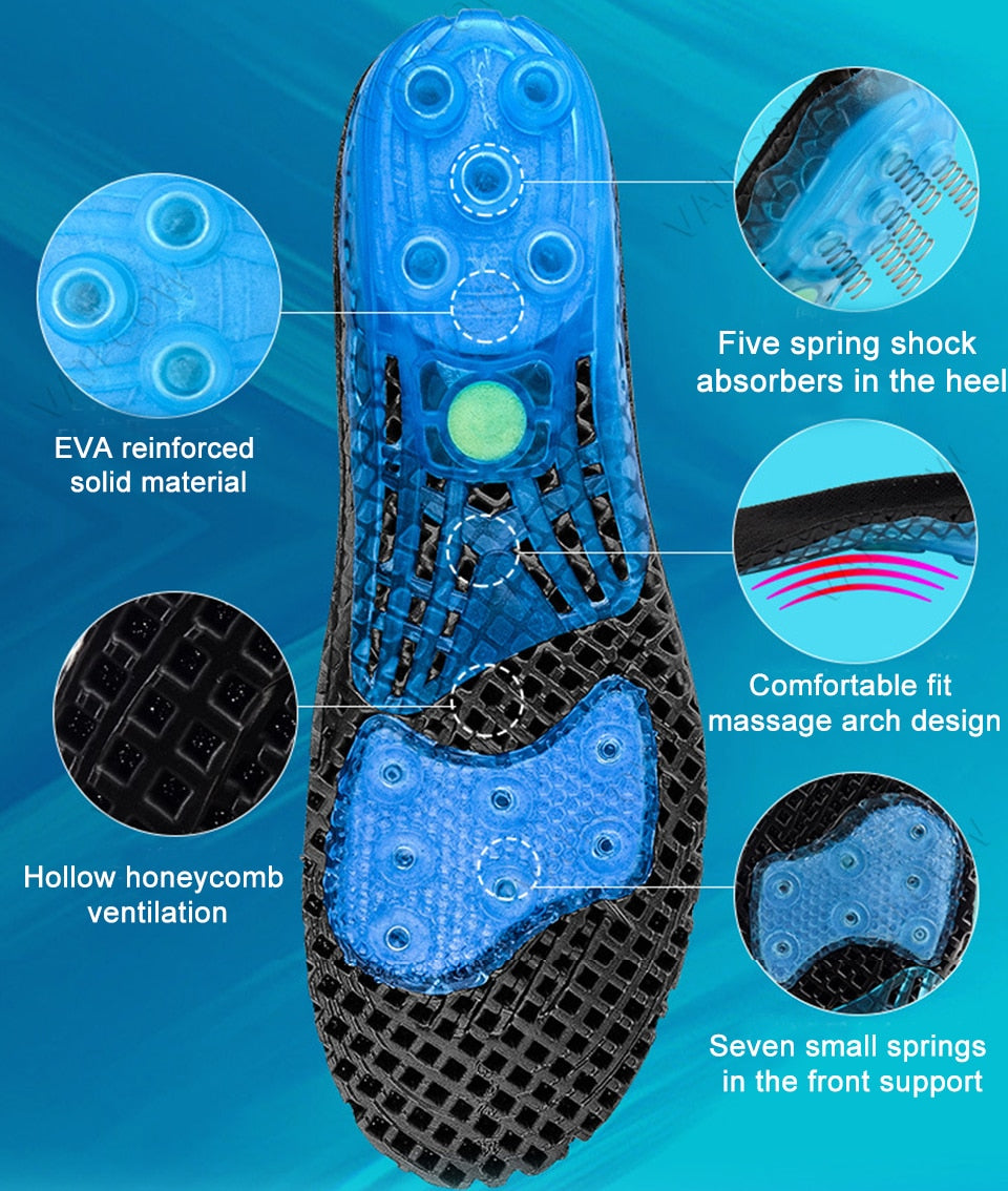 Palmilha ortopédica com sola de silicone de EVA